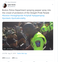 pepper spray boston pd